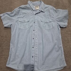 Urban Pipeline Blue Casual Button Down Shirt